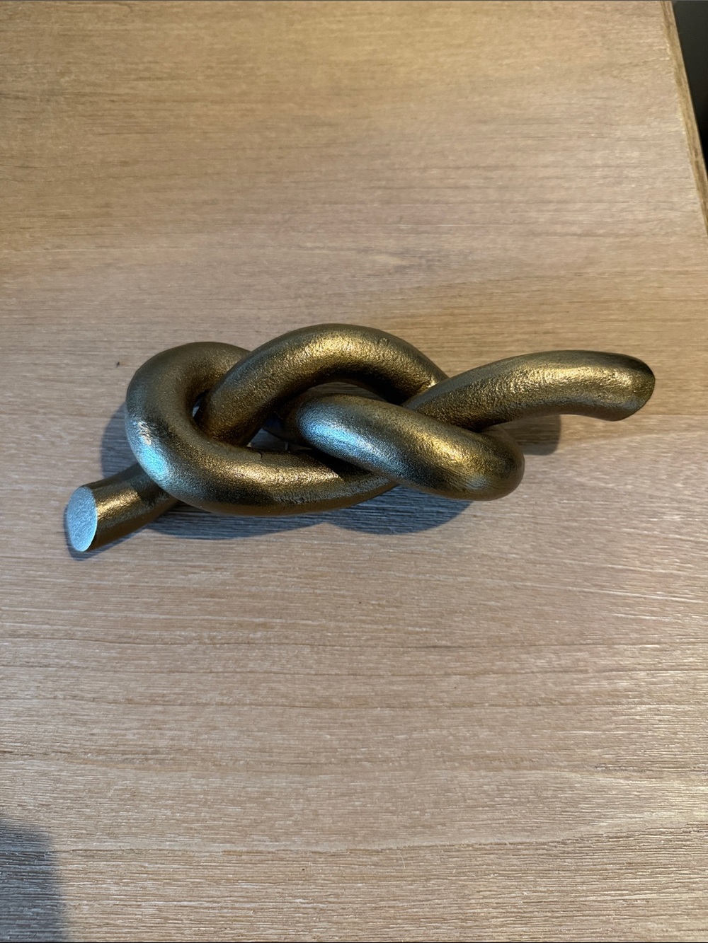Studio McGee Metallic Knot Accent in Gold